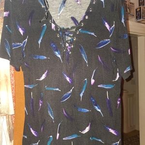 Feather Short Sleeve